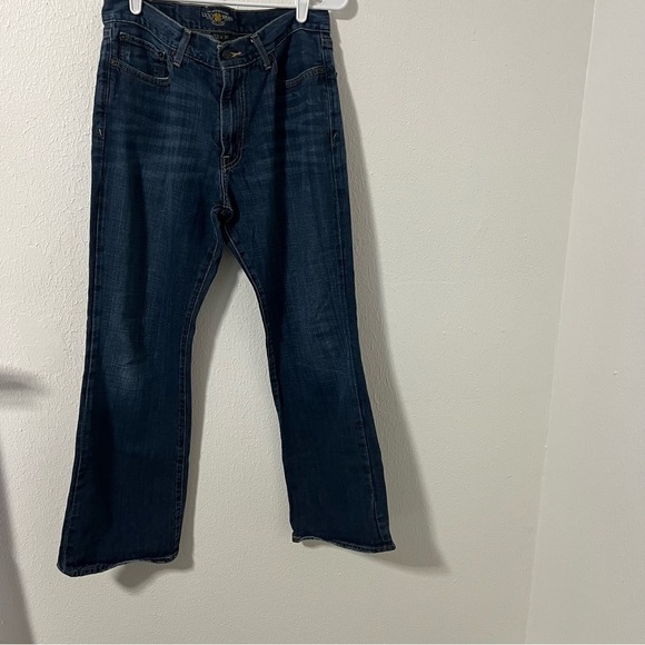 Lucky Brand Men 367 Vintage Bootcut Premium Italian Denim Jeans 32x30 Distressed - Picture 2 of 12